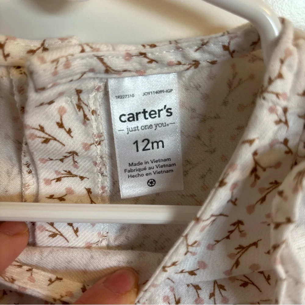 Carter's Just One You® Baby Girls' Floral Dress Top & Bottom Set - Size 18M